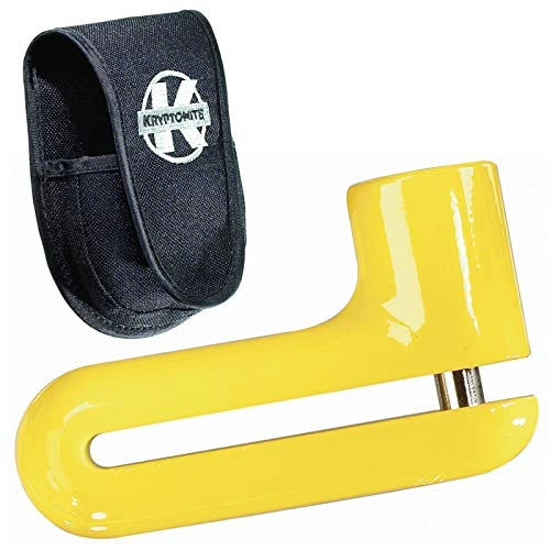 Bike Lock : Kryptonite Kryptolok 10-S Disc Lock DFS with Pouch - Yellow
