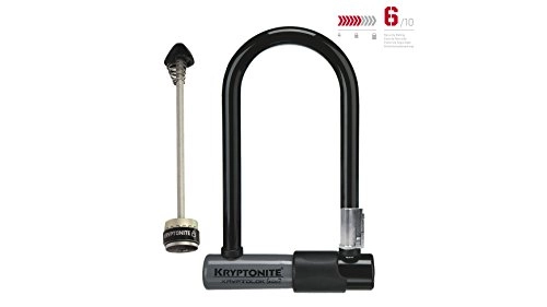 Bike Lock : Kryptonite KryptoLok Series 2 Mini-7 Bicycle U-Lock with WheelBoltz
