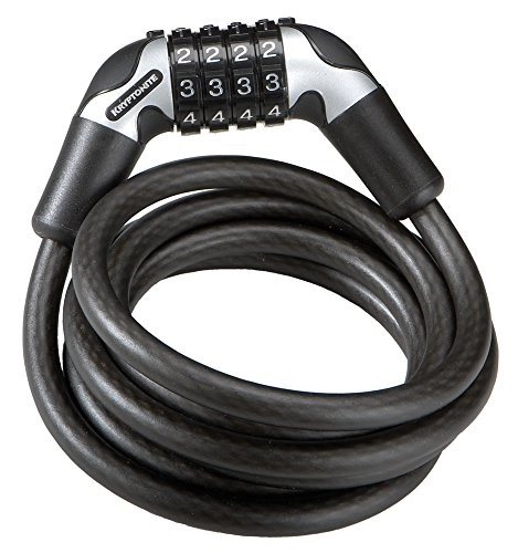 Bike Lock : Kryptonite LK4152 Kryptoflex 1018 Resettable Combo Cable-Black, 10 mm x 180 cm