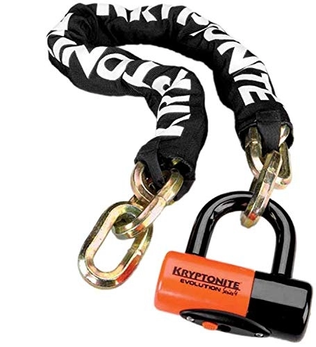 Bike Lock : Kryptonite New York Chain 1210 100cm Bike Chain Lock - Sold Secure Gold