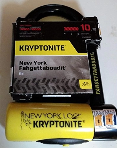 Bike Lock : Kryptonite New York Fahgettaboudit Mini Lock