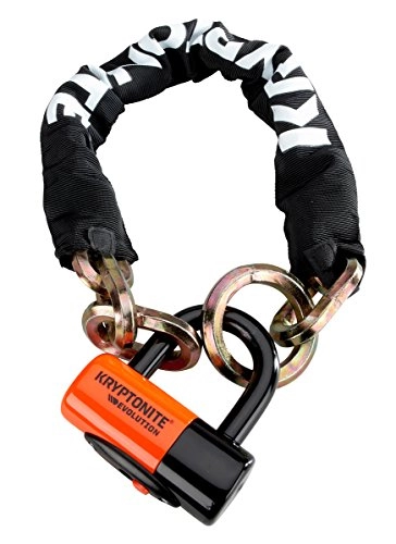 Bike Lock : Kryptonite New York Noose? 1275 - High Security Lock With Innovative Oval Crossbar Disc Lock
