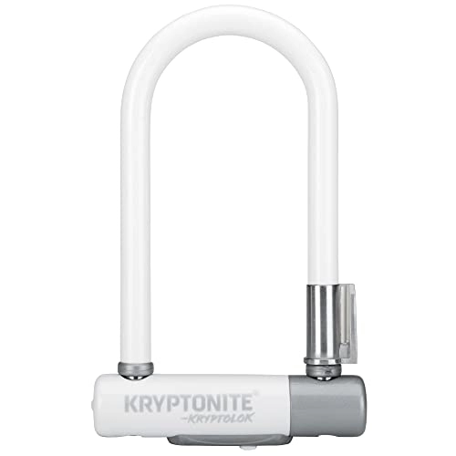 Bike Lock : Kryptonite Unisex Adult Kryptolock Mini-7 Lock - White, Mini