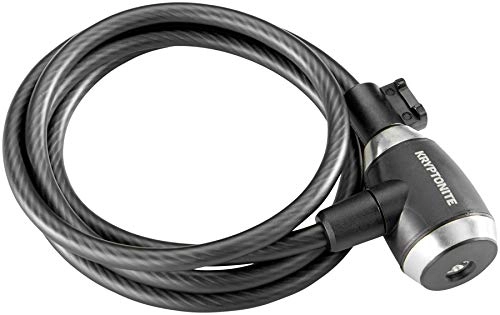 Bike Lock : Kryptonite Unisex's KryptoFlex 815 8mm Key Cable Bicycle Lock, Black, 8mm x 152cm