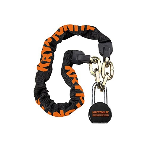 Bike Lock : Kryptonite Unisex's Messenger Chain & Moly Locks, 100 cm