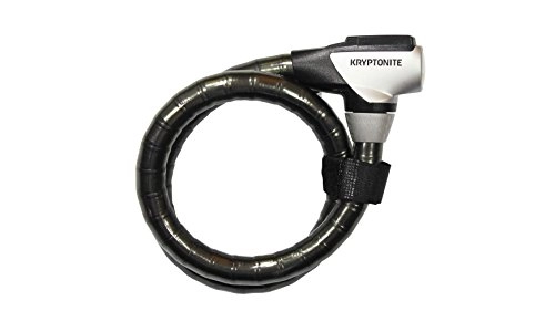 Bike Lock : Kryptonite Unisex_Adult Kryptoflex 2010 Armored Key Cable Locks, 100 cm