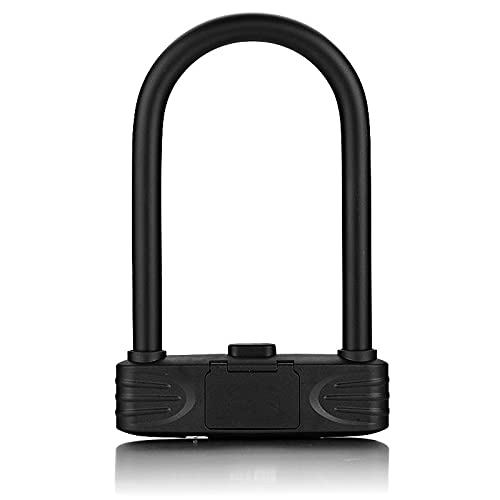 Bike Lock : LHFD Bike U Lock, Bold steel U-shaped code lock, car lock, bicycle, motorcycle, electric vehicle anti-theft code lock Be applicable High Security for Bicycle, E-Sctooer and Motocycles