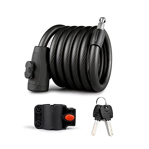 Bike Lock : LHONG Bicycle Lock Portable Wire Lock Bicycle Lock With Key For Mountain Bike Electric Bicycle Motorcycle Anti-theft Bicycle Lock Bicycle Accessories.