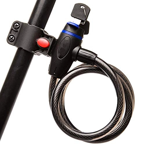 Bike Lock : LINGXIN Bicycle lock bicycle coil heavy duty coil combination safety bicycle lock