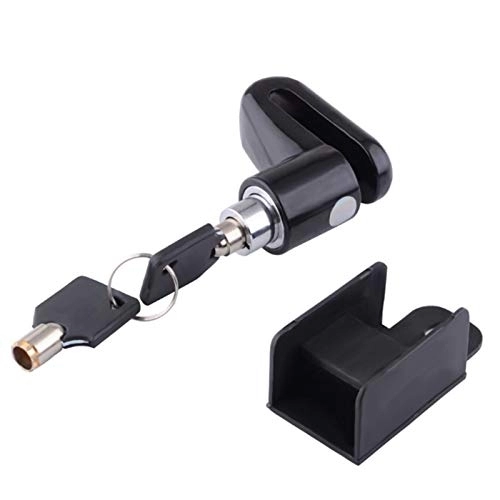 Bike Lock : LJLCD bicycle lock Motorcycle Lock Security Anti Theft Disc Brake Lock for Bicycle Motorbike Scooter Safety Theft Protection Bike Accessories Anti-theft, anti-loss, easy to carry (Color : BLACK)