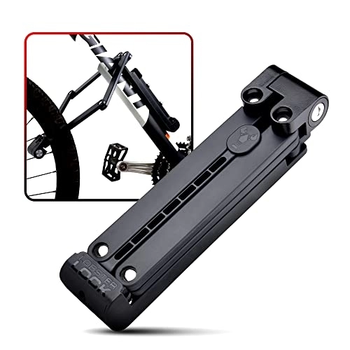 Bike Lock : Lobster Lock 2.0 Patented Frame Integrated Folding Bike Lock with Key