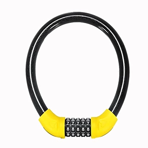 Bike Lock : Lock for Bike - Strong Security Lock-Bike Lock - Suitable for Bicycle, Motorcycle, Gate - Thickened Steel Cable, Strong and Durable (Size : 1)