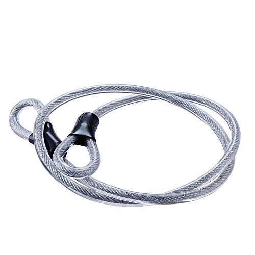 Bike Lock : Lock Pad Lock 8mm 1.2m Bicycle Lock Wire Cycling Strong Steel Cable Lock MTB Road Bike Lock Rope Anti-Theft Security Huangwei7210