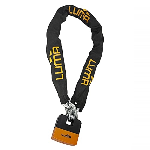 Bike Lock : LUMA 28 Chain Padlock Chain 10 mm / 120 cm Orange