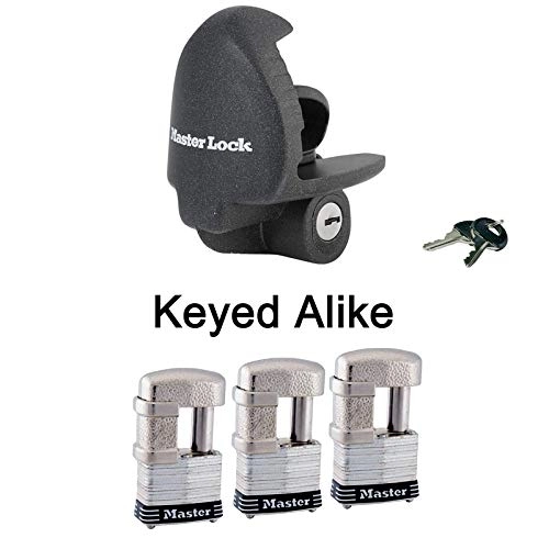 Bike Lock : Master Lock - 4 Trailer Locks Keyed Alike - 4KA-37937