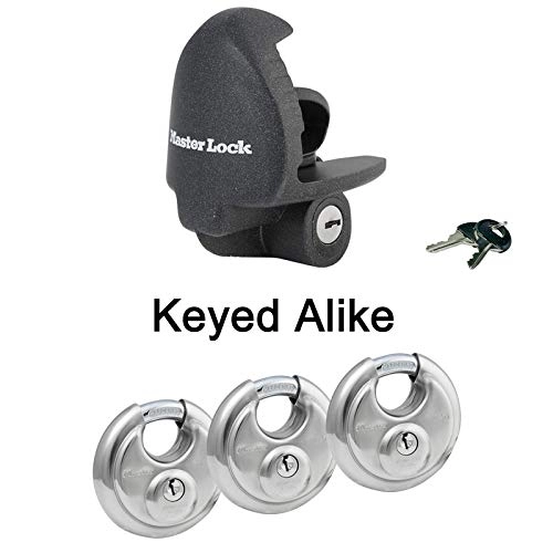 Bike Lock : Master Lock - 4 Trailer Locks Keyed Alike - 4KA-37940