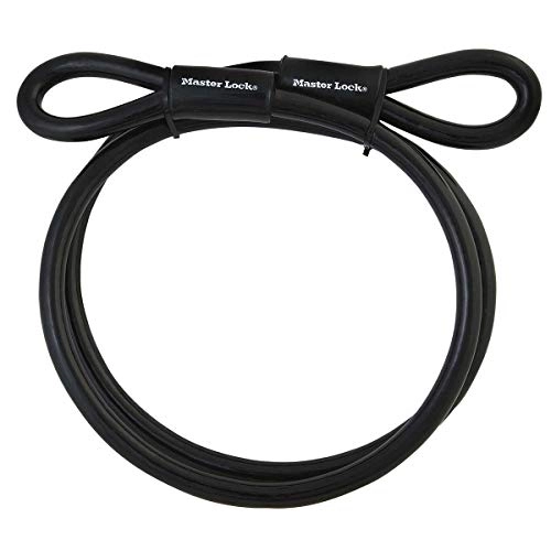 Bike Lock : Master Lock Cable Lock, Looped End Cable for Use With Master Lock Padlocks, Best Used for Fences, Gates, Ladders and More