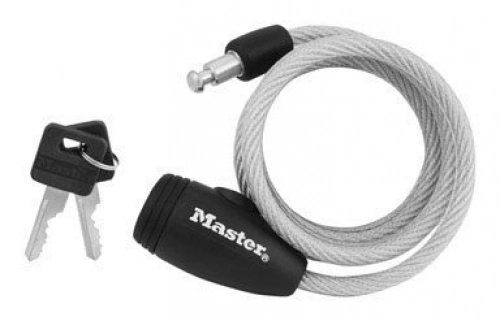 Bike Lock : Master Lock Keyed Bike Cable Lock 5 Ft. X 3 / 16 In. 8 Mm