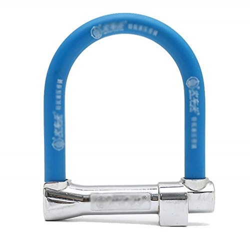 Bike Lock : Mdzz Bicycle Lock Motorcycle Lock Anti-Theft Lock U-Lock Rust, Blue