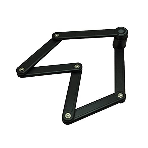 Bike Lock : MH-LAMP Folding Bike Lock, Anti Theft Bike, Hardened Steel, Lock Portable, Anti Corrosion, Waterproof, Rust Proof, Lock Anti Hydraulic, Steel 6 Joints