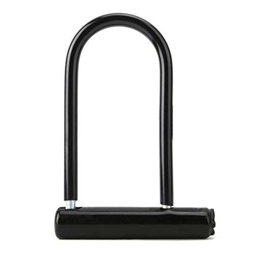 Bike Lock : MHXY Door lock Heavy Duty Zinc Alloy lock Bike Motorcycle Bicycle U Lock Security Anti Theft Easy to install