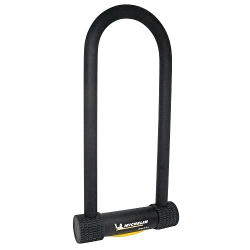 Bike Lock : Michelin U 310 SRA Unisex Adult Anti-Theft Lock, Black, One Size