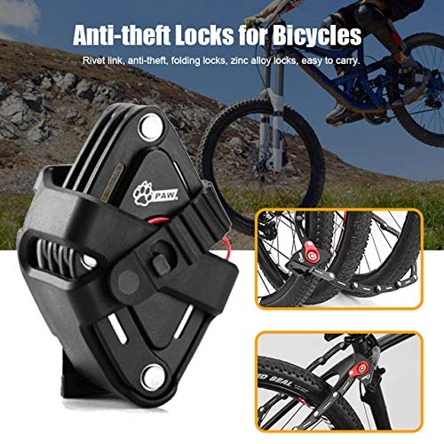 Bike Lock : Mountain Road Bike Bicycle Wheel Lock Strong Security Anti-Theft Bracket Bicycle Lock As Show
