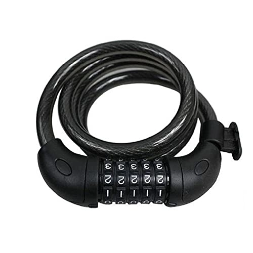 Bike Lock : MXBC Bike Bicycle Cycling Riding Password Lock 5 Number Safety MTB Bike Coded Combination Cable Lock 12 * 1200mm Bike Chain Lock