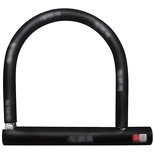Bike Lock : MxZas Bike Locks for Bike Bicycle U-shaped Lock Widened U-shaped Lock Tricycle Big Lock Riding Accessories Heavy Duty (Color : Black, Size : 23.5x25.2cm)