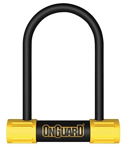 Bike Lock : On-Guard Bulldog Mini-8013 Keyed Shackle Lock - Black, 9.0 x 14.0 cm
