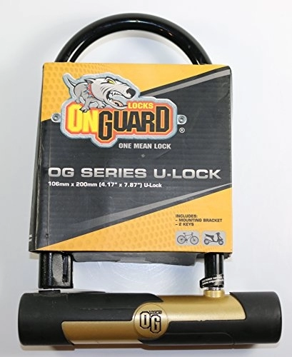 Bike Lock : OnGuard 5516 Key U-lock - STANDARD