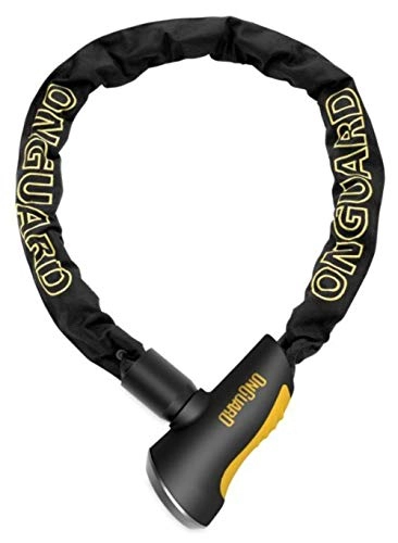 Bike Lock : ONGUARD Key Chain Lock, Black, 5' x 10mm