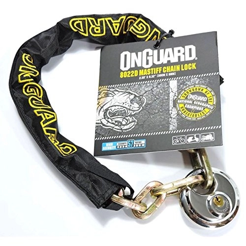 Bike Lock : ONGUARD Mastiff 8022D Bike Chain Lock