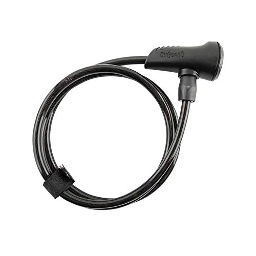 Bike Lock : ONGUARD Neon 8167 Cable Lock with Keys, Black, 4' x 8mm