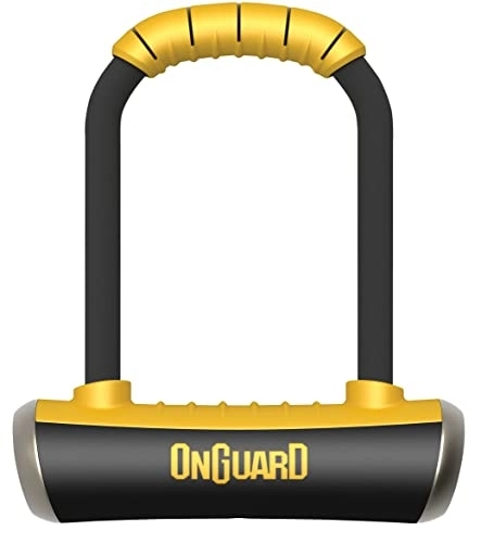 Bike Lock : OnGuard Pitbull Medium U-Lock (Black, 3.55 x 6.90-Inch)