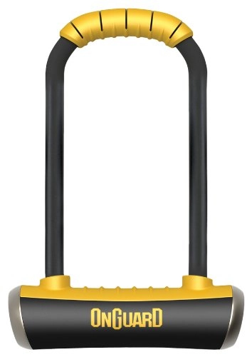 Bike Lock : ONGUARD Pitbull Mini LS U-Lock (Black, 3.55 x 9.46-Inch)