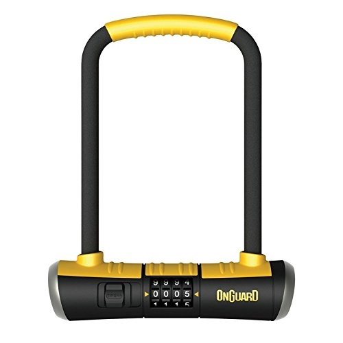 Bike Lock : Onguard SDT 8010C U-Shaped Bicycle Anti-Theft Device with Combination Lock