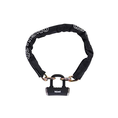 Bike Lock : ONGUARD Unisex_Adult Mastiff Chain Lock, Black, 1 size