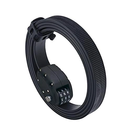 Bike Lock : OTTOLOCK Steel & Kevlar bicycle lock | Light, Compact, Safe, Durable | Ideal for cyclists and sports equipment Black, 152cm
