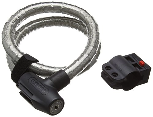Bike Lock : Oxford Arma20 Armoured Cable Lock - Clear, 22 mm x 900 mm