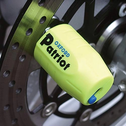 Bike Lock : Oxford Patriot Disk Lock OF40 Thatcham Vehicle Security Approved
