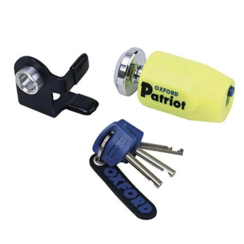 Bike Lock : OXFORD Patriot Disk Lock OF40 Thatcham Vehicle Security Approved
