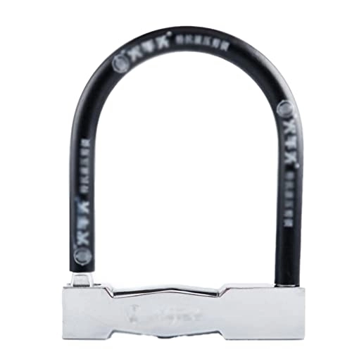 Bike Lock : Padlock with key Bike U-Lock with Keys High Strength Steel Bicycle Heavy Duty U Locks Glass Door U-Lock for House Door Bike Office Bicycle U-lock
