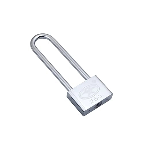Bike Lock : Padlock with key U-shaped Glass Lock-long Beam Padlock, Gym, Locker, Glass Door Lock, Door Cabinet, Drawer Door, Bicycle, Long Beam Lock Bicycle U-lock