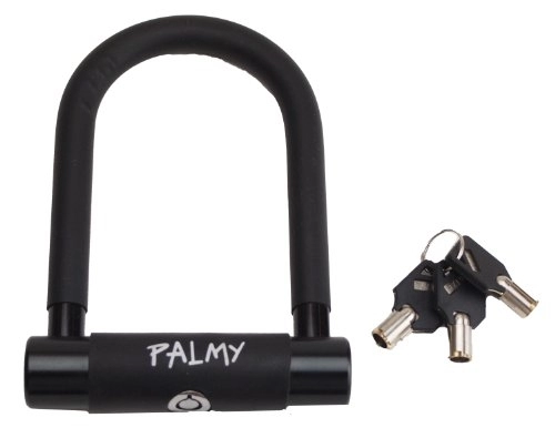 Bike Lock : Palmy Mini Aluminium U-lock (5.1 X 2.95) Black