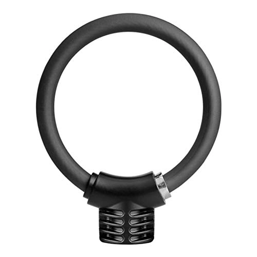 Bike Lock : PPLAS New Bike Lock Road Bicycle Reflective Anti-theft Cable Lock Security Bicycle Zinc Alloy Mini Ring Locks Cycling Accessories (Color : A)