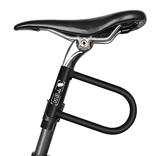 Bike Lock : QQRH Anti-theft U-shape Bike Lock Electric Vehicle Door Lock Riding Equipment Biking Portable Cycling Parts
