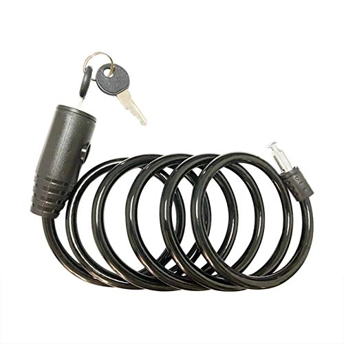 Bike Lock : QWE Bicycle lock bicycle safety cable key block combination bicycle bicycle lock new bicycle accessories DOISLL