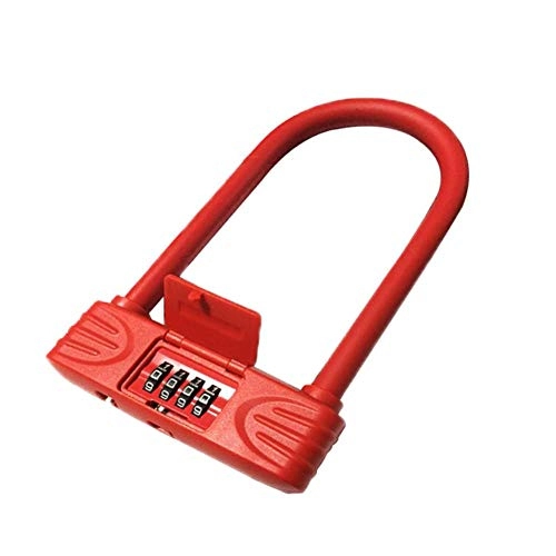 Bike Lock : Rieassso Combination Bike U Lock Anti Theft Professional Lock