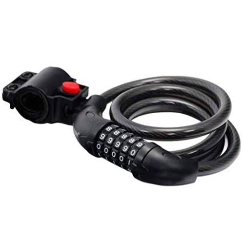 Bike Lock : RONGJJ Gate Bike Lock, Security Anti-theft Bicycle Chain Lock, No Keys Required, Open with Password Security